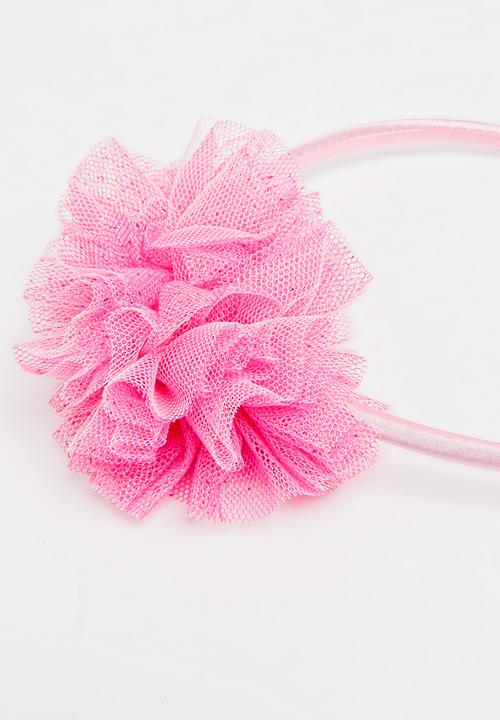 Jewels and Lace - Party Foil Aliceband Pale Pink
