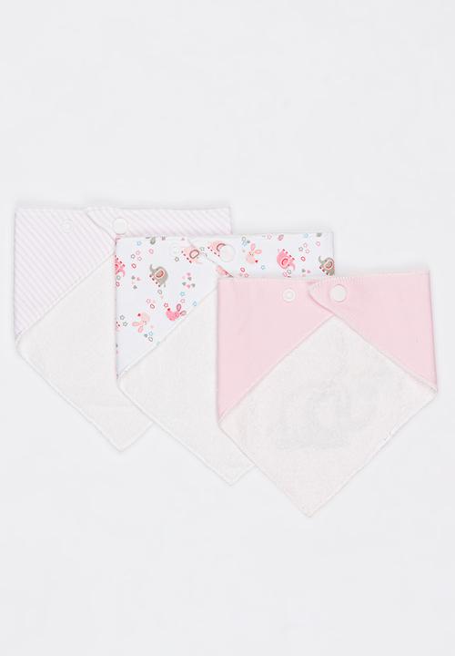 Pop Candy - Printed Bib Set Mid Pink