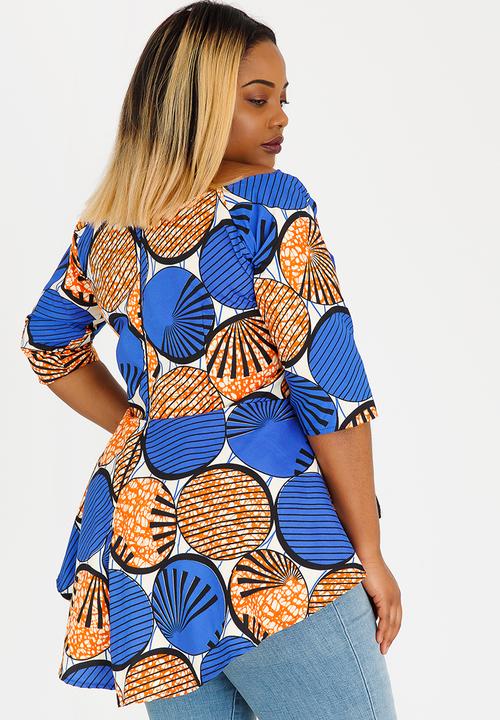 Plus-Fab - Mimi Top Blue