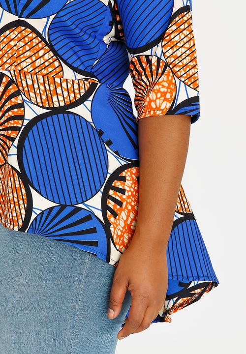 Plus-Fab - Mimi Top Blue