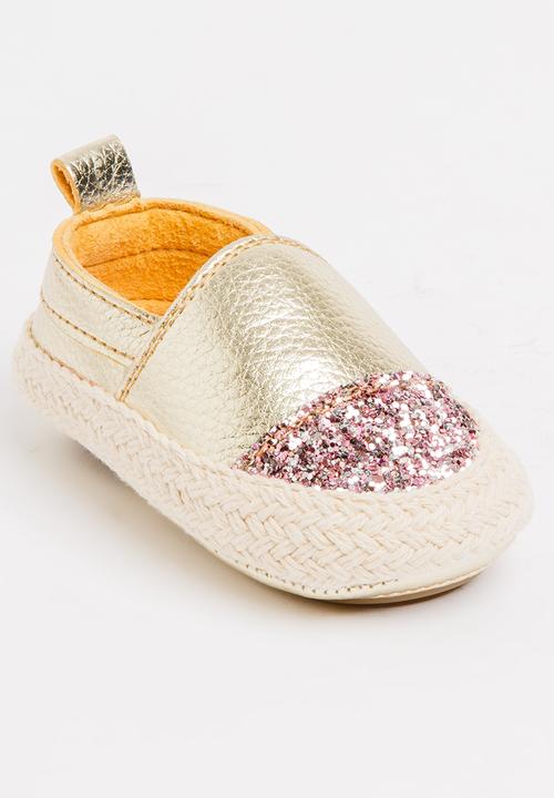 Pop Candy - Glitter Slip On Gold