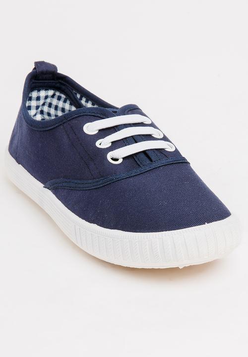 Pop Candy - Lace Up Sneaker Navy