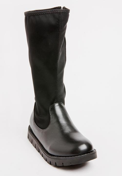 Rock & Co. - Mid Calf Boots Black