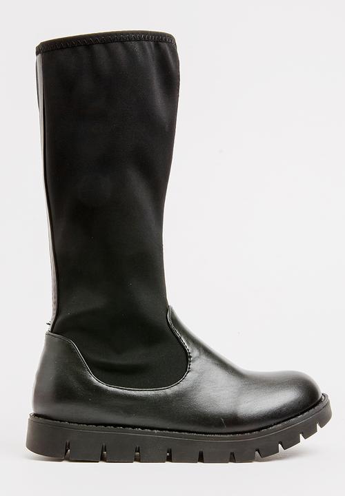 Rock & Co. - Mid Calf Boots Black