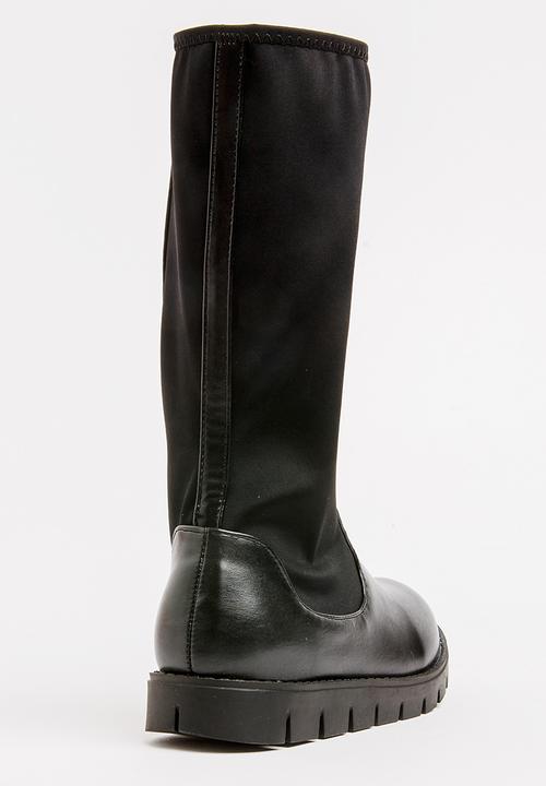 Rock & Co. - Mid Calf Boots Black