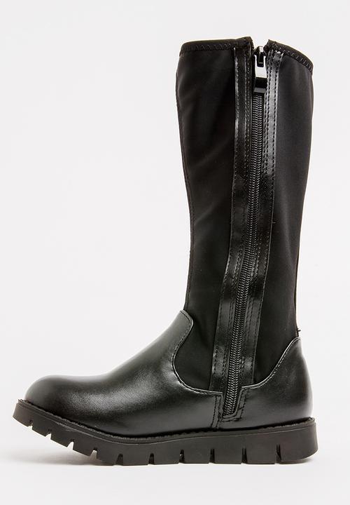 Rock & Co. - Mid Calf Boots Black