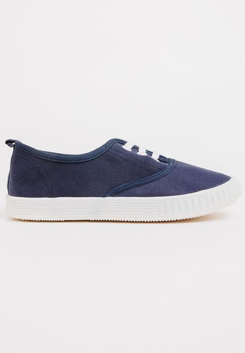 Pop Candy - Lace Up Sneaker Navy