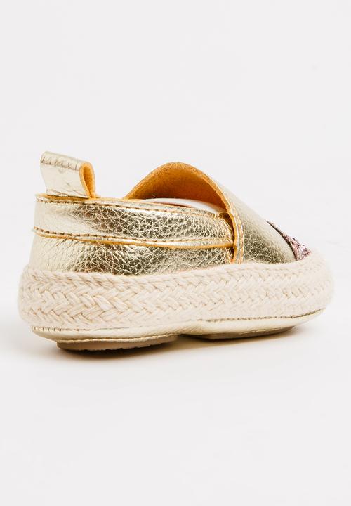 Pop Candy - Glitter Slip On Gold