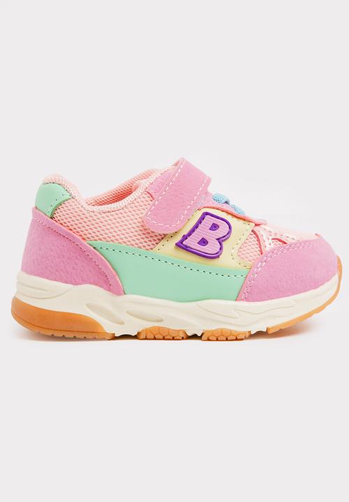 Pop Candy - Velcro Strap Sneaker Mid Pink
