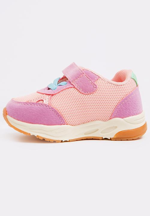 Pop Candy - Velcro Strap Sneaker Mid Pink