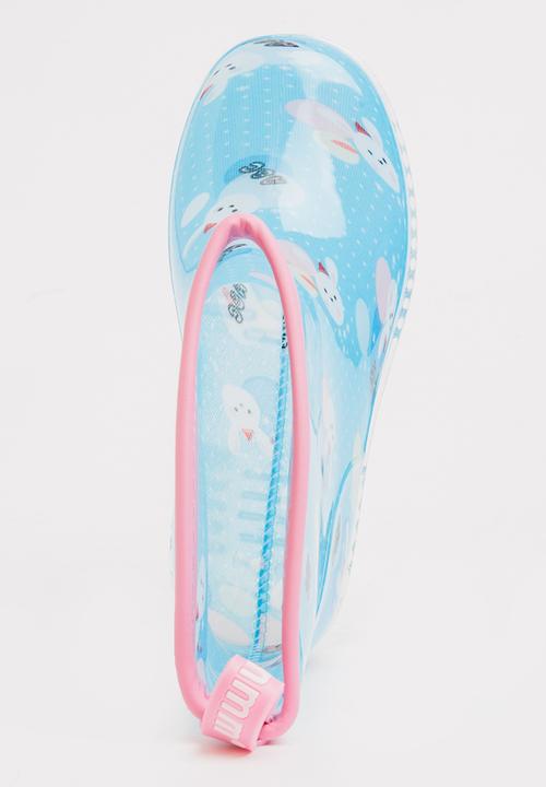 Pop Candy - AOP Rain Boots Pale Blue