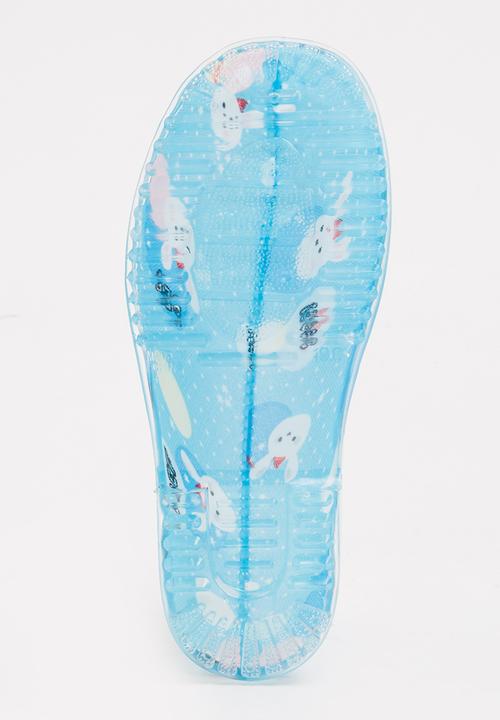 Pop Candy - AOP Rain Boots Pale Blue