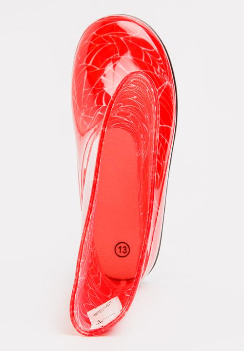 Character Fashion - Spider - Man Wellington Boots Red