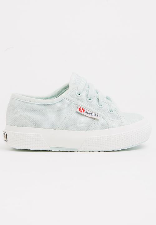 SUPERGA - Classic Lace Up Sneaker Mid Blue