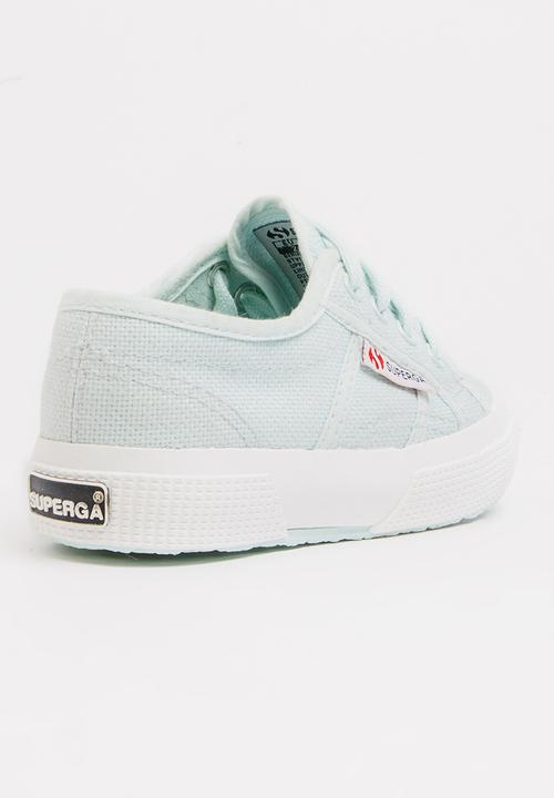 SUPERGA - Classic Lace Up Sneaker Mid Blue
