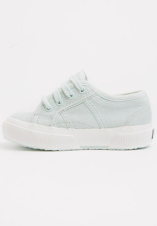 SUPERGA - Classic Lace Up Sneaker Mid Blue