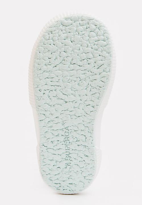 SUPERGA - Classic Lace Up Sneaker Mid Blue
