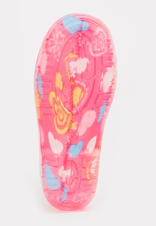 Pop Candy - AOP Rain Boots Mid Pink