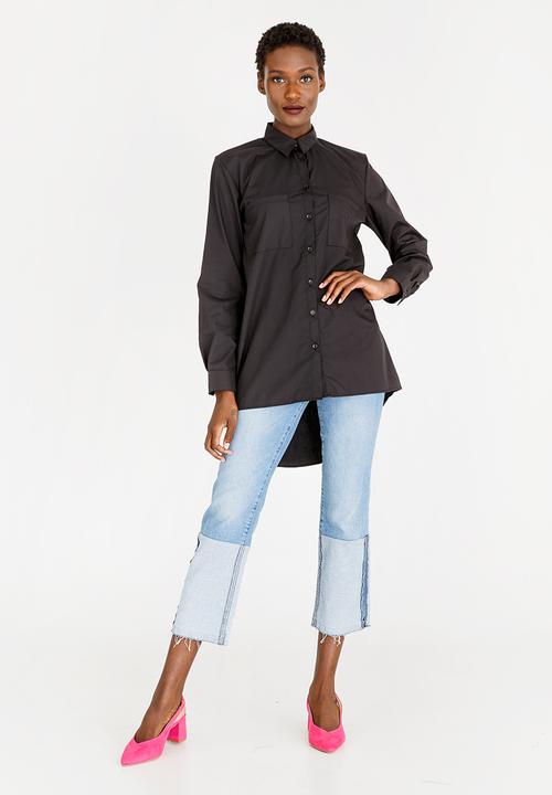 STYLE REPUBLIC - Boyfriend Shirt Black