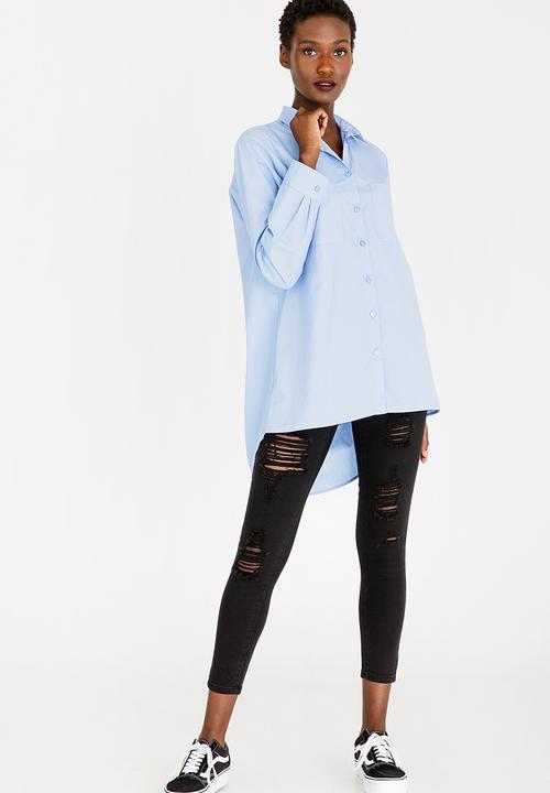 STYLE REPUBLIC - Boyfriend Shirt Pale Blue