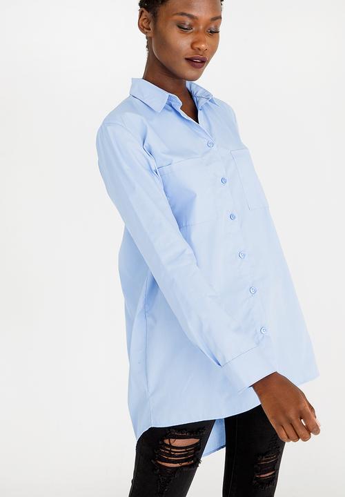 STYLE REPUBLIC - Boyfriend Shirt Pale Blue