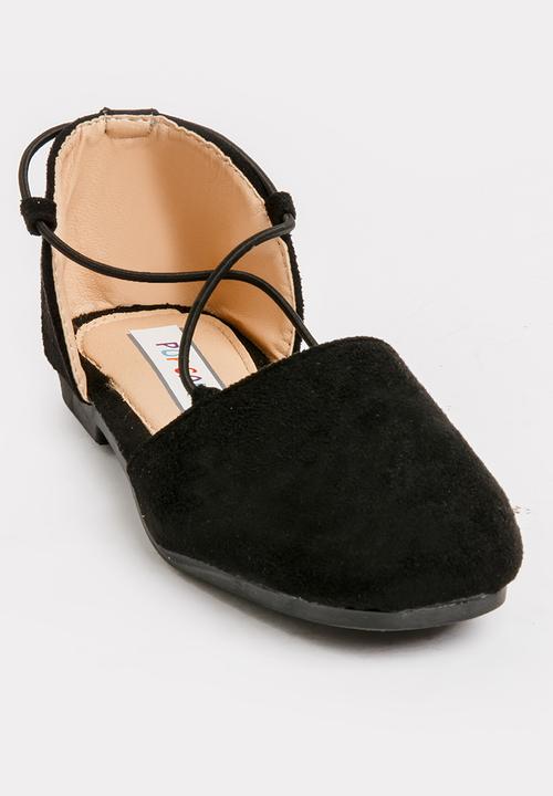 Pop Candy - Criss-Cross Slip On Black