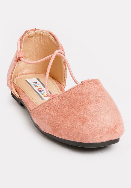 Pop Candy - Criss-Cross Slip On Mid Pink