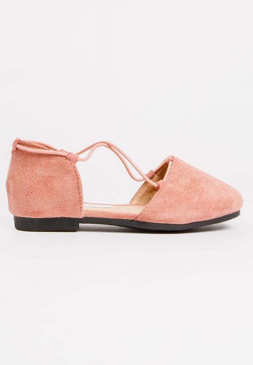 Pop Candy - Criss-Cross Slip On Mid Pink