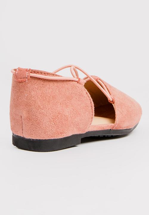 Pop Candy - Criss-Cross Slip On Mid Pink