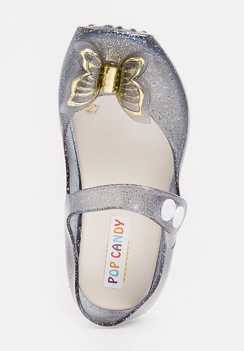 Pop Candy - Butterfly Mary Jane Pump Grey
