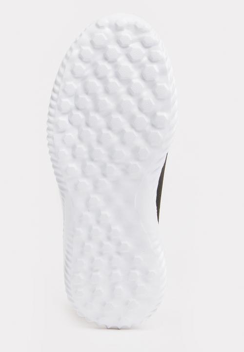 Pop Candy - Embroidered  Lace Up Sneaker Black