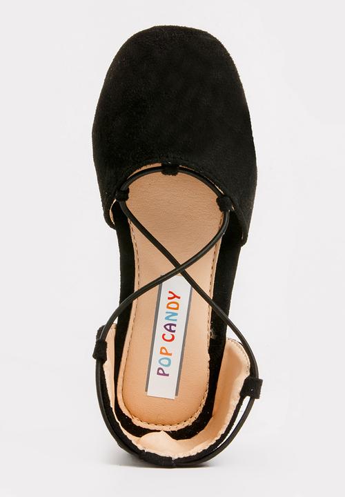 Pop Candy - Criss-Cross Slip On Black