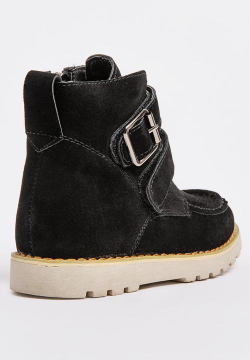 Pop Candy - Boys Ankle Boot Black