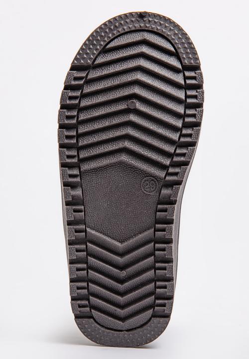 Pop Candy - Buckled Detailed Boot Grey