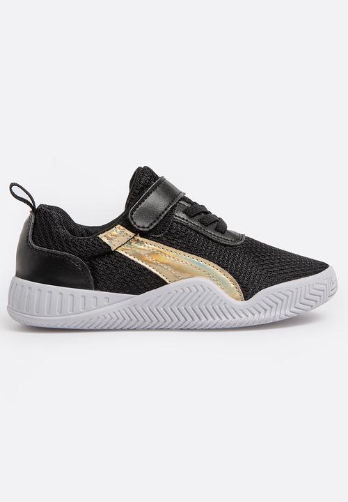 Pop Candy - Velcro Strap Sneaker Black
