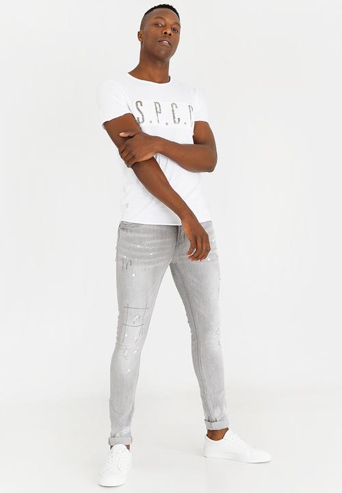 S.P.C.C - Stitched SPCC Panel Tee White