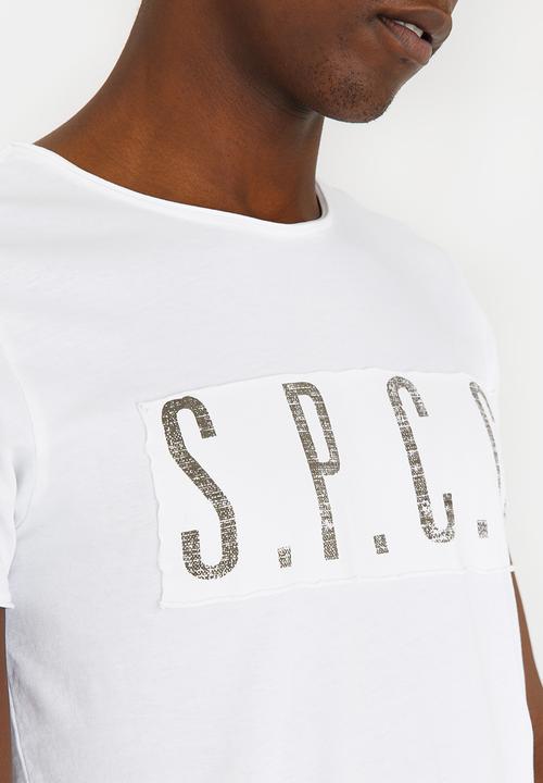 S.P.C.C - Stitched SPCC Panel Tee White
