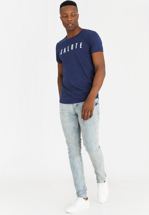 S.P.C.C - Salute Applique Tee Navy