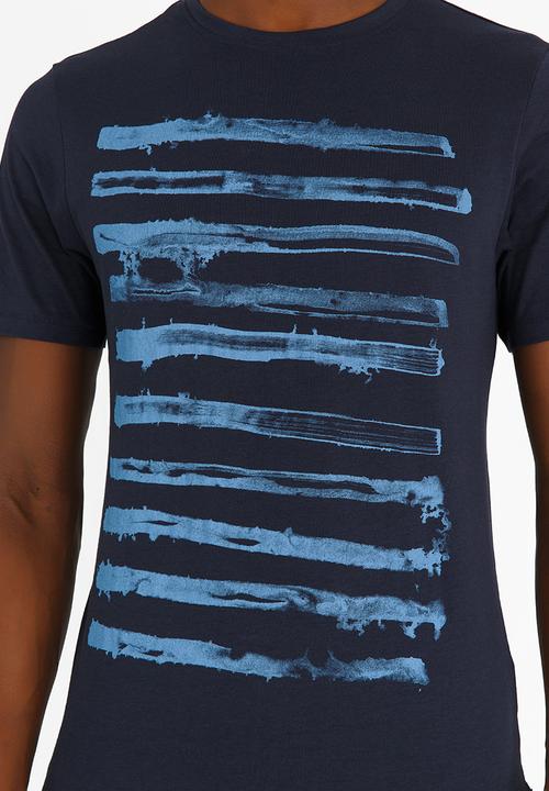 Only & Sons - Baldur Slim Fit Crew Neck Tee Navy