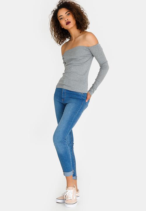 Rip Curl - Off Shoulder Top Grey