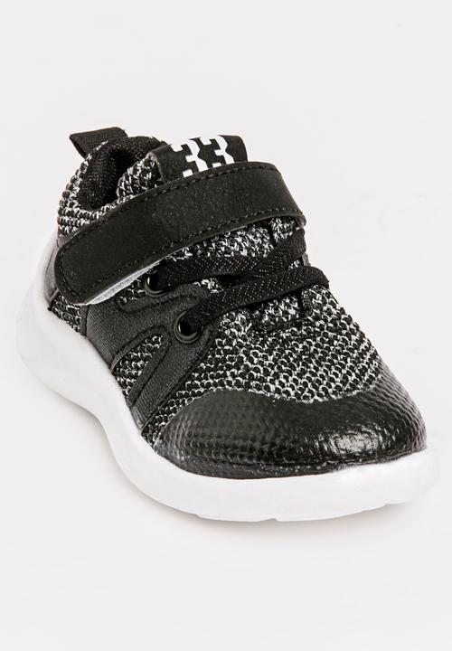 Pop Candy - Velcro strap sneaker - black