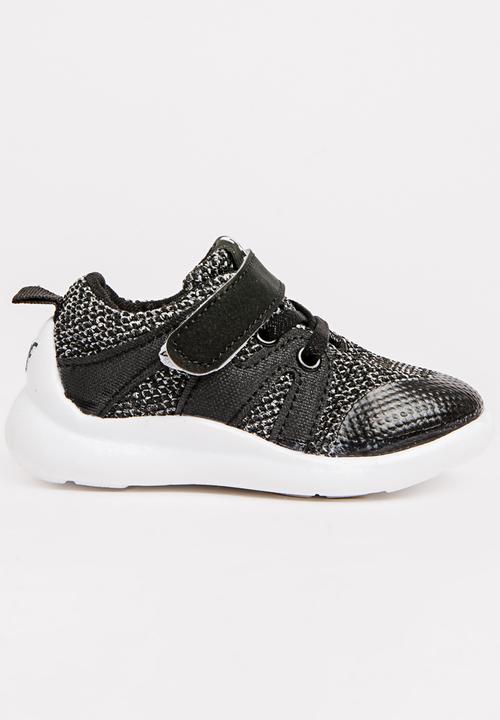 Pop Candy - Velcro strap sneaker - black