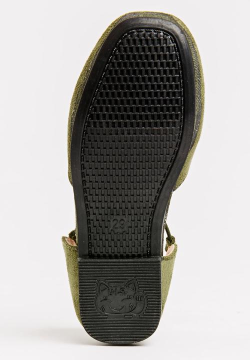Pop Candy - Criss-Cross Slip On Green