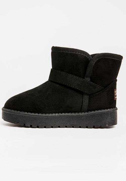 Pop Candy - Buckled Detailed Boot Black