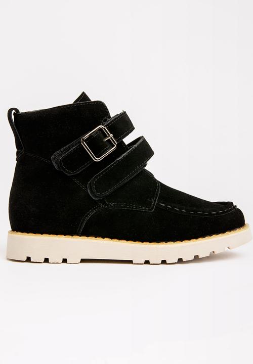 Pop Candy - Boys Ankle Boot Black