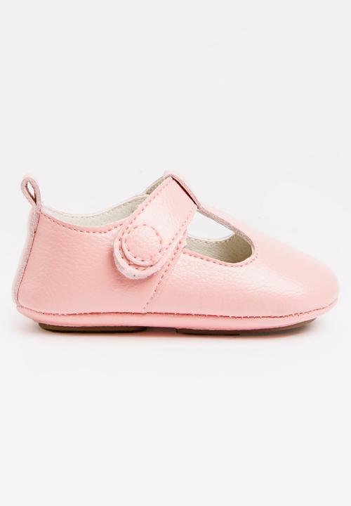 Pop Candy - Mary Jane PU Pump Pale Pink