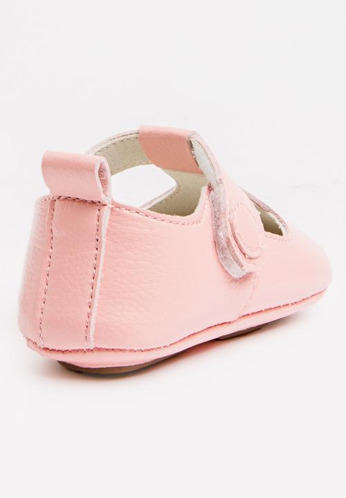 Pop Candy - Mary Jane PU Pump Pale Pink