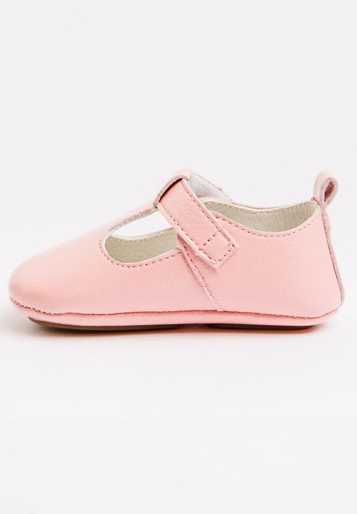 Pop Candy - Mary Jane PU Pump Pale Pink