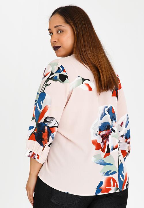 edit Plus - Print Blouse Floral