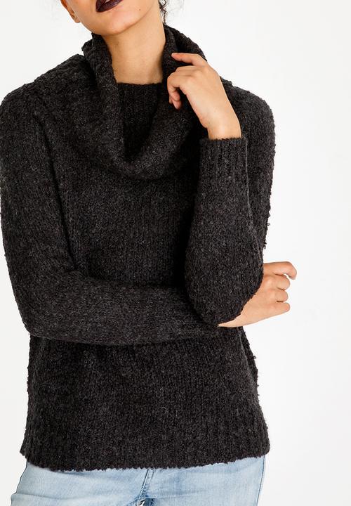 ONLY - Carla Roll-neck Jersey Black